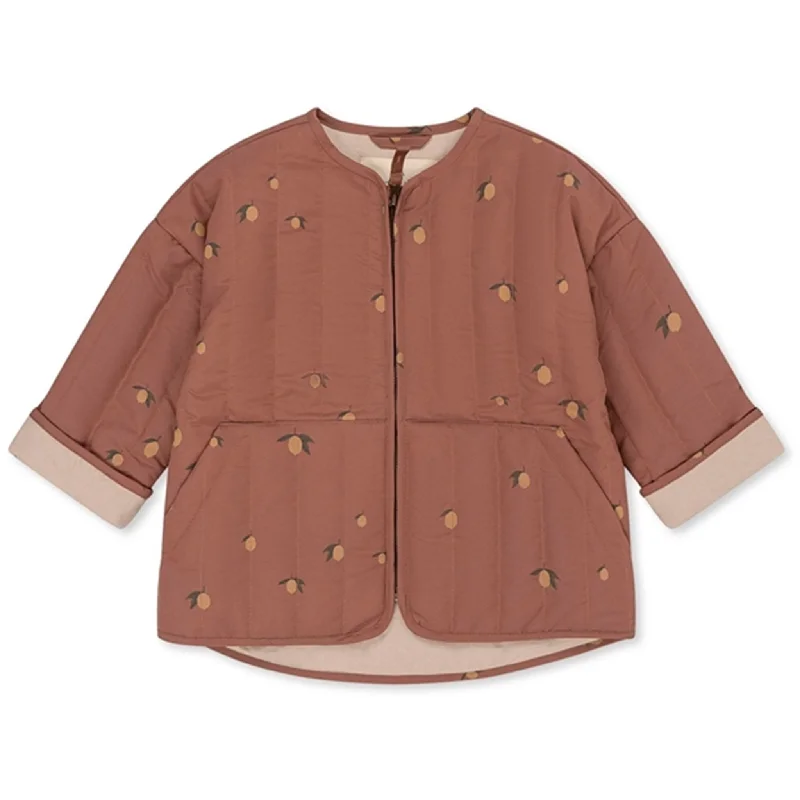 High-end Customization Konges Sløjd Stormy Thermo Jacket Brown Lemon
