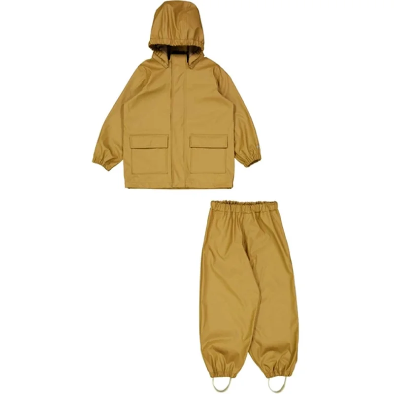 Luxury Temperament Wheat Rainwear Set Ola Cargo