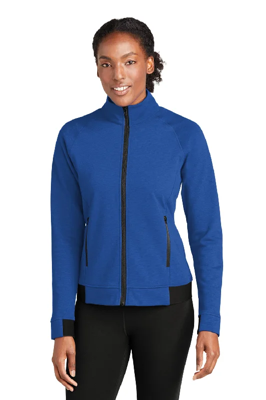 Embroidered Letters Sport-Tek Womens Strive PosiCharge Full Zip Jacket - True Royal Blue