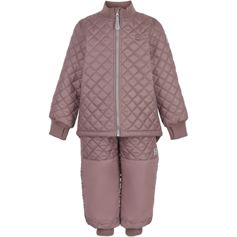Single-shoulder Neck Design Mikk-Line Thermo Set Burlwood
