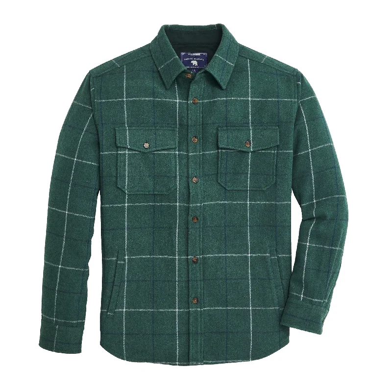Fashionable Inner Wear Sika Fireside Shirt Jacket - Dark Forest