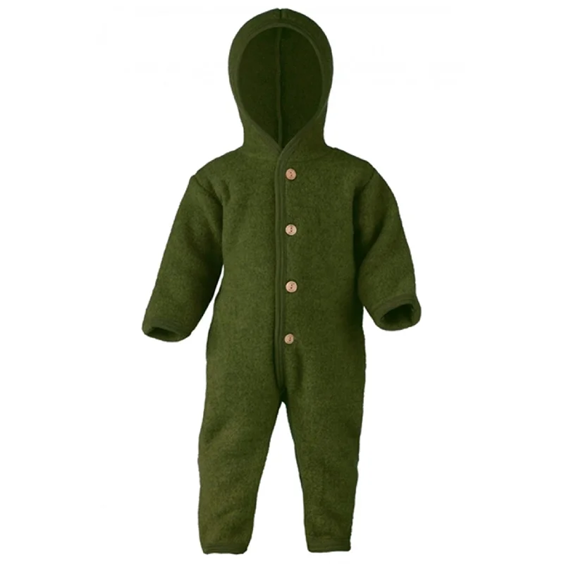 Design sense Engel Hooded Overall w. Buttons Reed Mélange