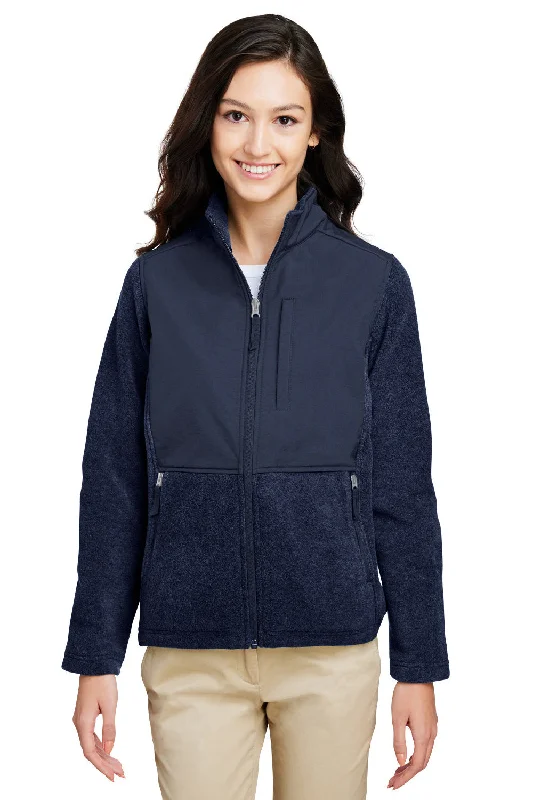 Diamond Series Core 365 Womens Journey Summit Hybrid Full Zip Jacket - Classic Navy Blue