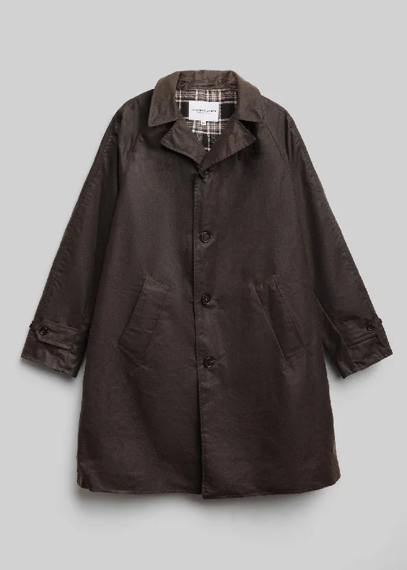 Extra long version The Waxed Trench Coat