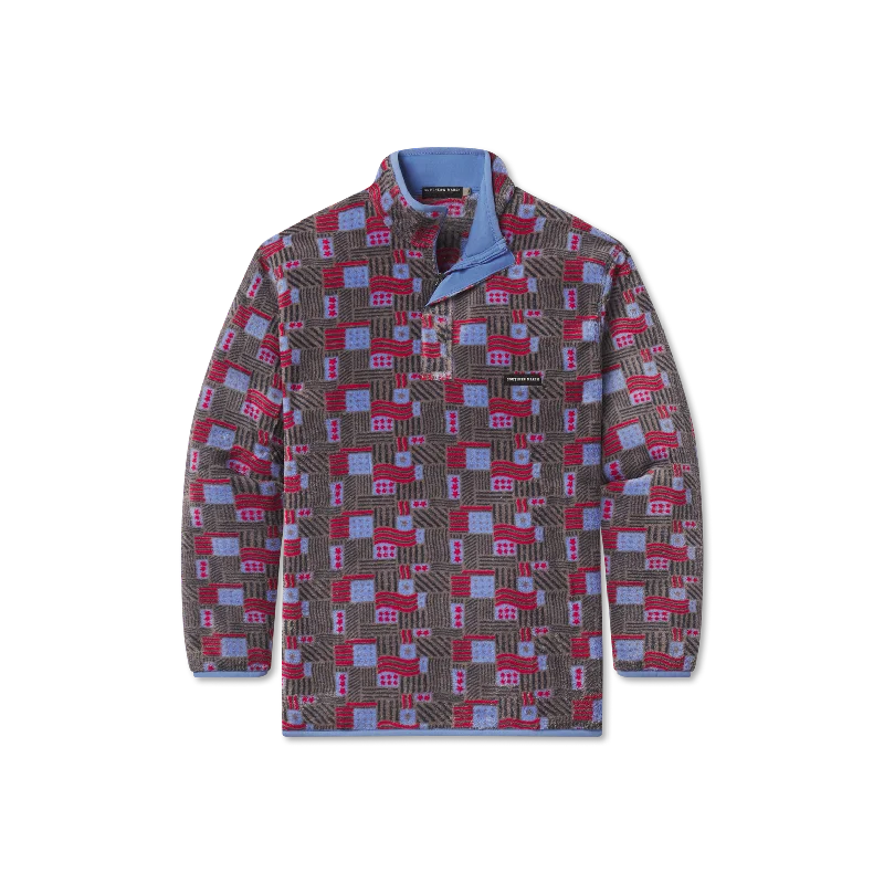Daily Comfort Star-Spangled Fleece Pullover