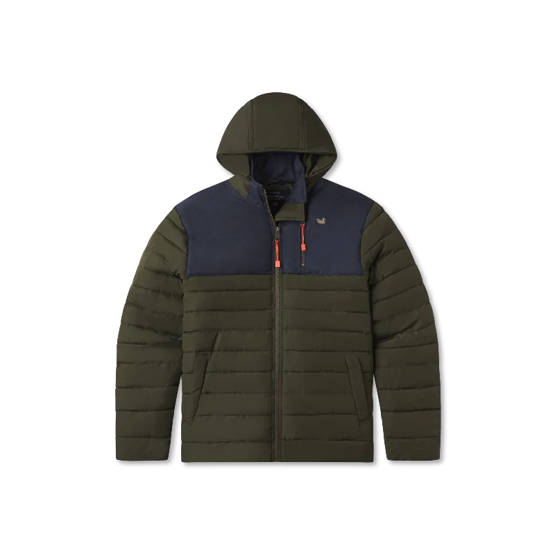 Retro Literary Style Round Rock Fill Jacket