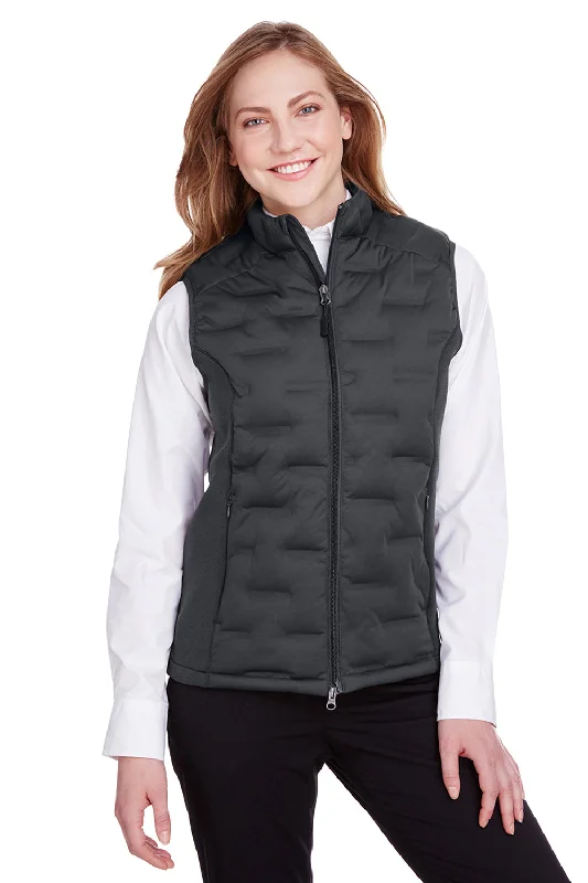High Street Series North End Womens Pioneer Hybrid Waterproof Full Zip Vest - Carbon Grey/Black
