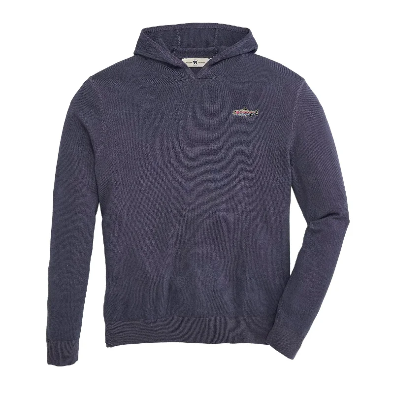 Sports Design Trout Merino Hoodie - Ombre Blue