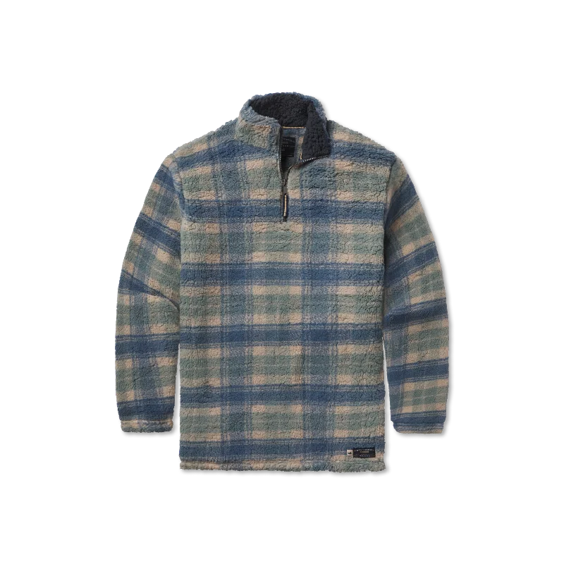 Dessert Matching Andover Plaid Sherpa Pullover
