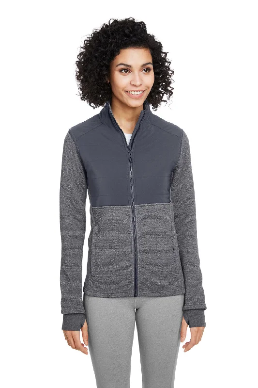 Casual Chic Wear Spyder Womens Pursuit Full Zip Jacket - Heather Black/Polar Grey