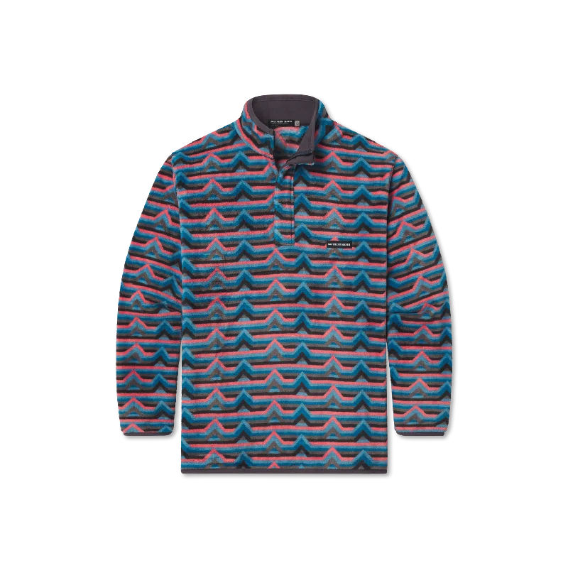Breathable Comfort Moab Stripe Fleece Pullover