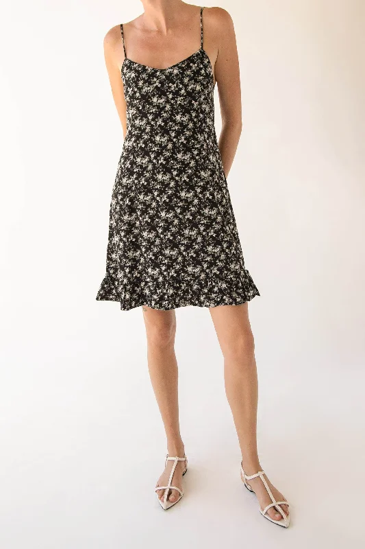 Luxury Classic FLORAL MINI DRESS
