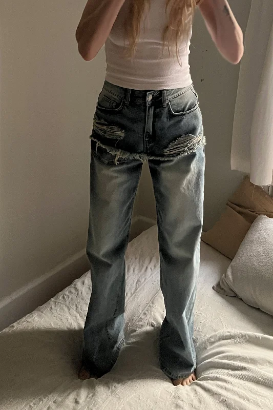 Casual Choice LAYERED EFFECT JEANS