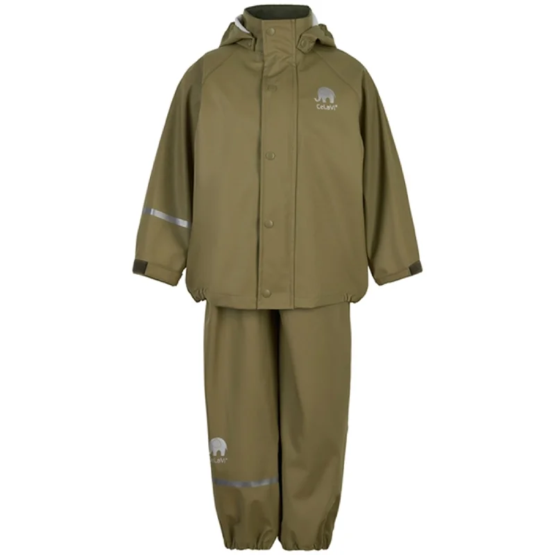 Romantic And Sweet CeLaVi Rain Set Basic Khaki