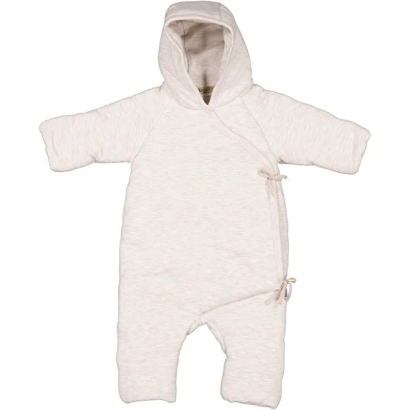 Spring Fashion MarMar New Born Beige Melange Rex Romper