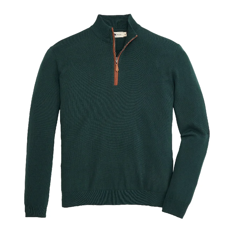 Elegant Wear Jackson 1/4 Zip Pullover - Dark Forest
