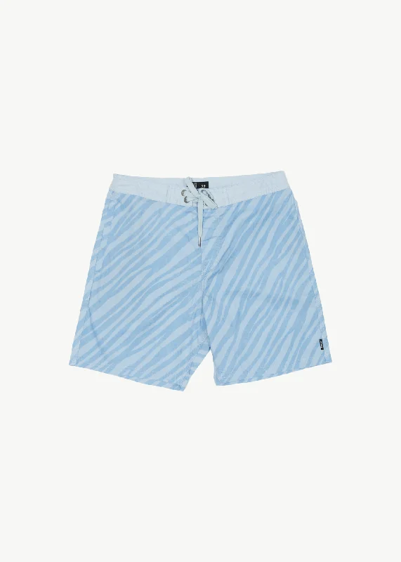 Elegant Style AFENDS Mens Atmosphere - Fixed Waist Boardshorts - Powder Blue
