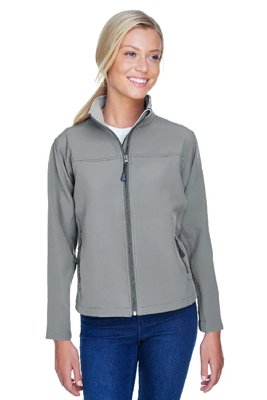 Versatile Comfort Devon & Jones Womens Wind & Water Resistant Full Zip Jacket - Charcoal Grey
