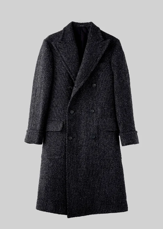 Street Casual Style The Errigal Tweed Polo Coat