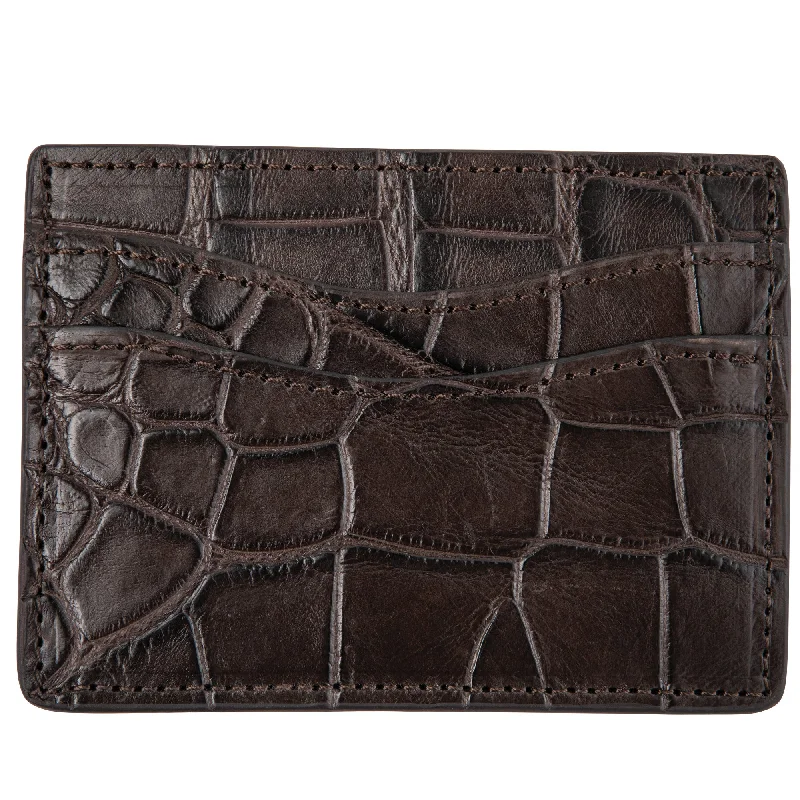 Personalized Wear American Bison Flat Card Case