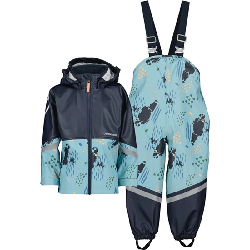 Relaxed Fit Didriksons Waterman Grundsund Blue Rain Set