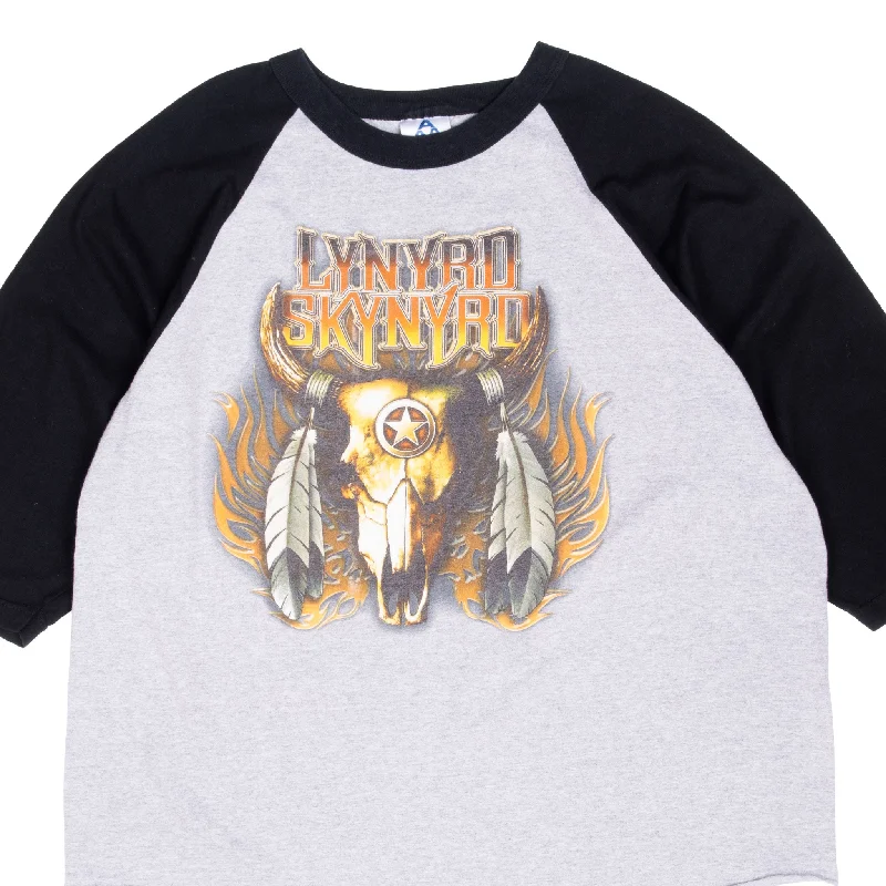 Sports Series VINTAGE LYNYRD SKYNYRD GOLD TICKET MEMBER 2006 RAGLAN TEE SHIRT 2XL