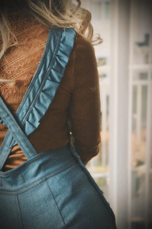Must-have For Autumn And Winter Pollyanna Overalls - Light Blue Denim