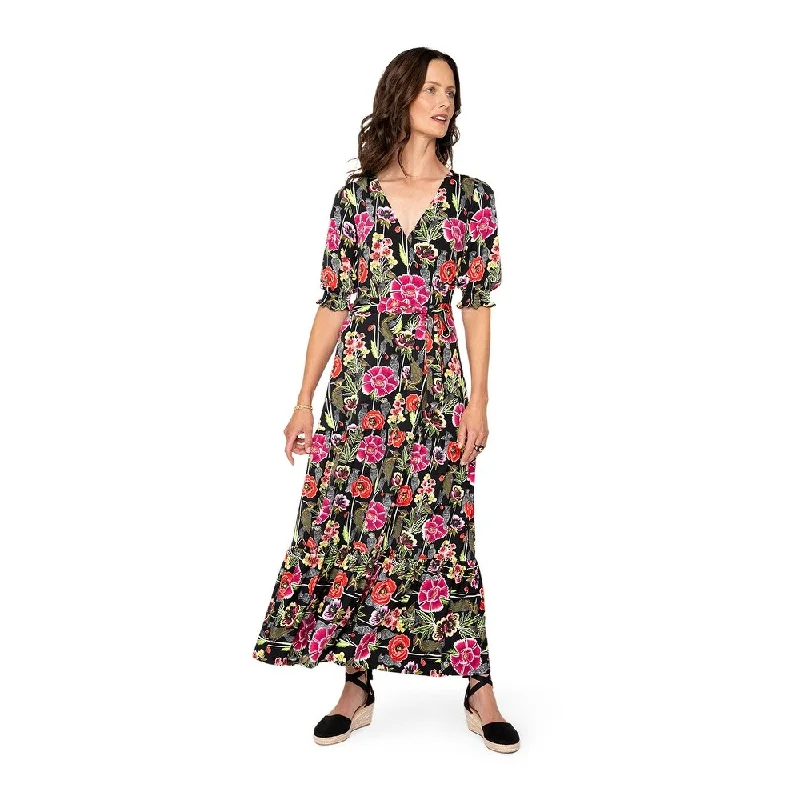 Advanced Customization Leota Marlo Dress Garden Party Black Multi