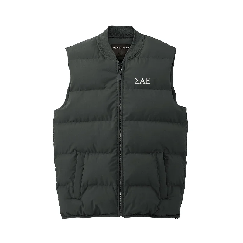Relaxed Fit Sigma Alpha Epsilon Puffy Vest by Mercer+Mettle®
