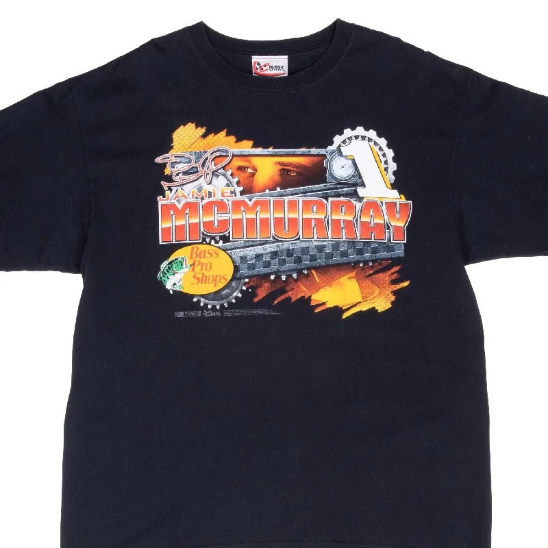 Retro Fashion VINTAGE NASCAR JAMIE MCMURRAY BASS PRO SHOPS 2010 TEE SHIRT LARGE