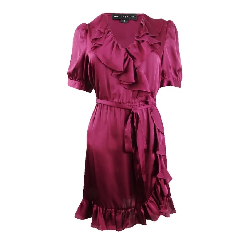End Of The Year Jill Jill Stuart Women's Wrap Ruffle Dress