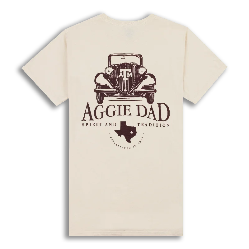 Integrated Design Texas A&M Aggie Dad Vintage Car T-Shirt