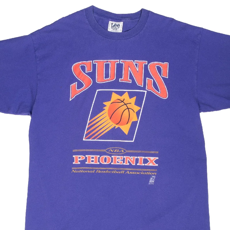 Noble And Elegant VINTAGE NBA PHOENIX SUNS 1990S PURPLE TEE SHIRT 2XL