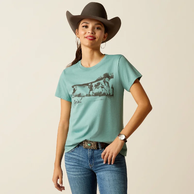 European And American Style Women's Ariat Wholesome Heffers T-Shirt #10052546