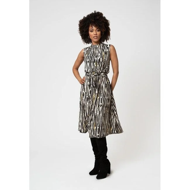 Elegant And Lazy Leota Women's Mindy Shirred Dress Black
