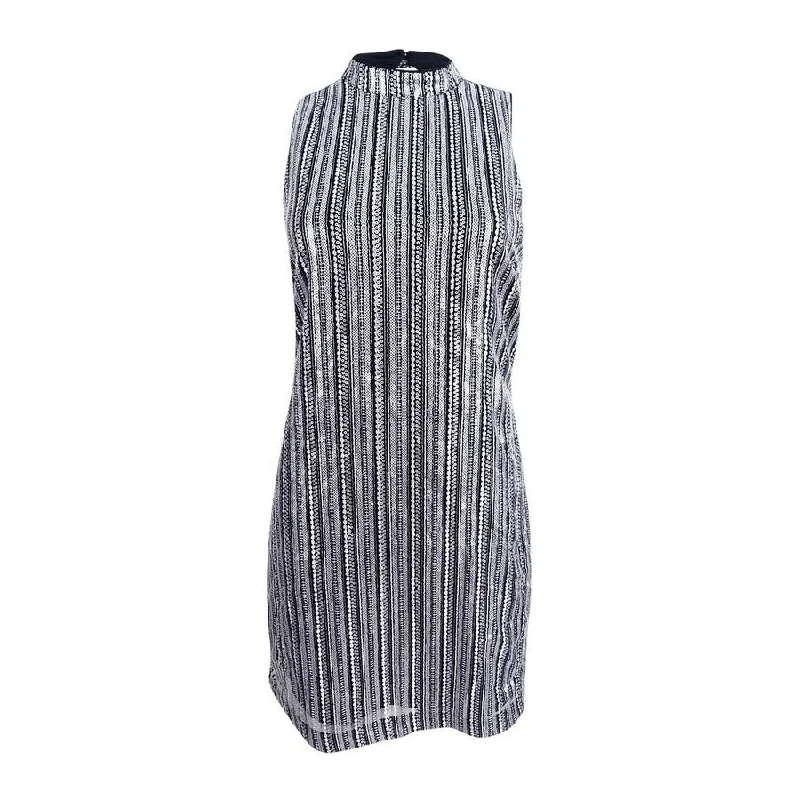 Soft Layers Guess Women's Open-Back Sequined Sheath Dress