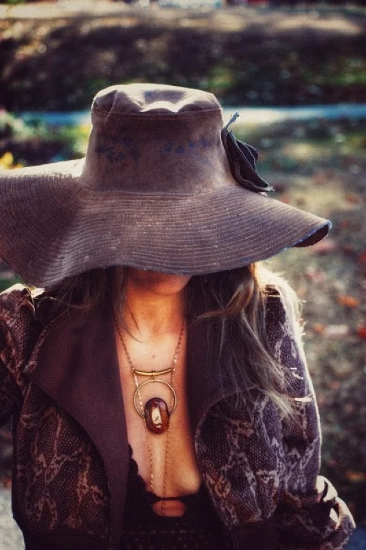 Brown Faux Suede