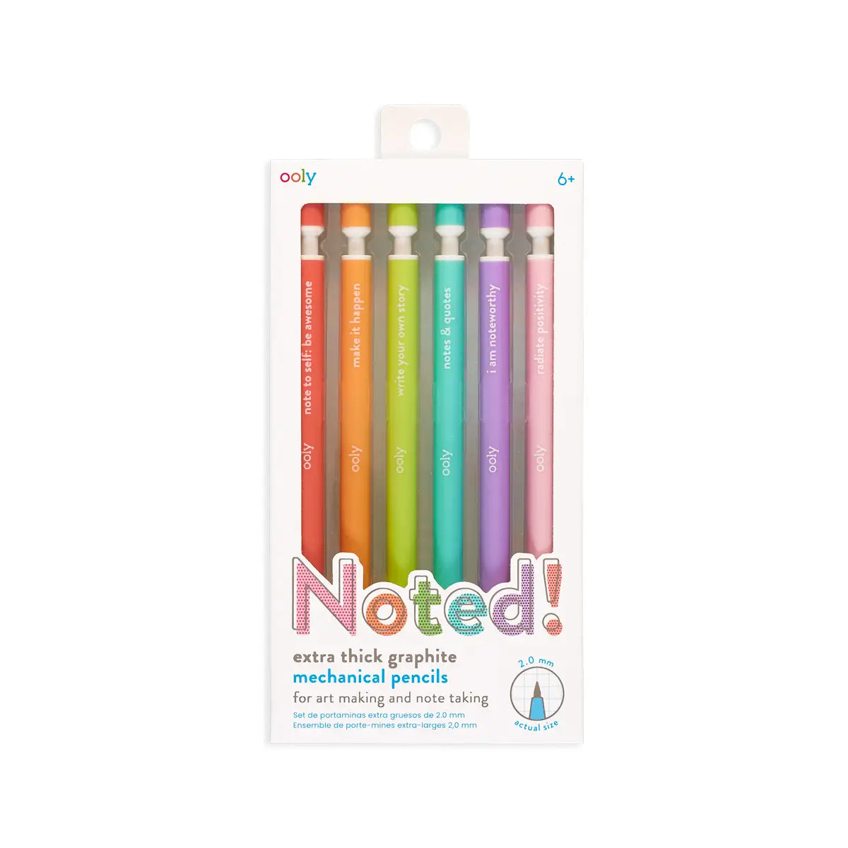 Warm And Comfortable Noted | Extra Thick Graphite Mechanical Pencils