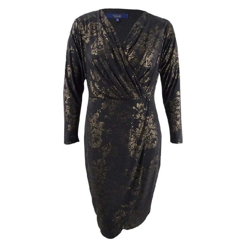 Classic Design Rachel Rachel Roy Women's Foil Print Wrap Dress