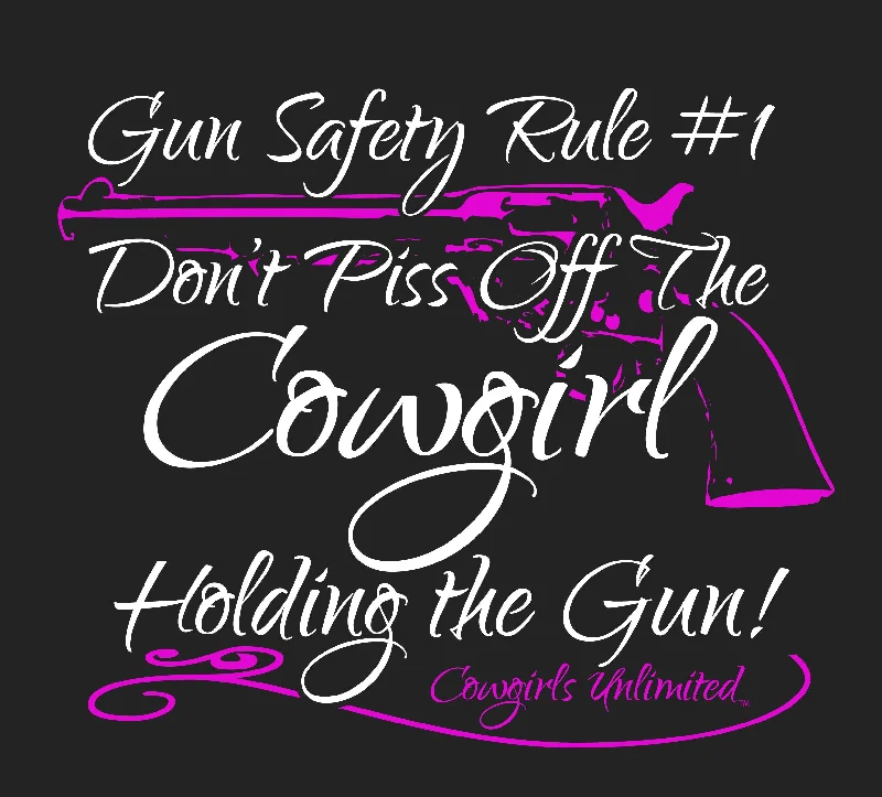 Advanced Customization Women's Cowgirl Unlimited Safety T-Shirt #CG-1193