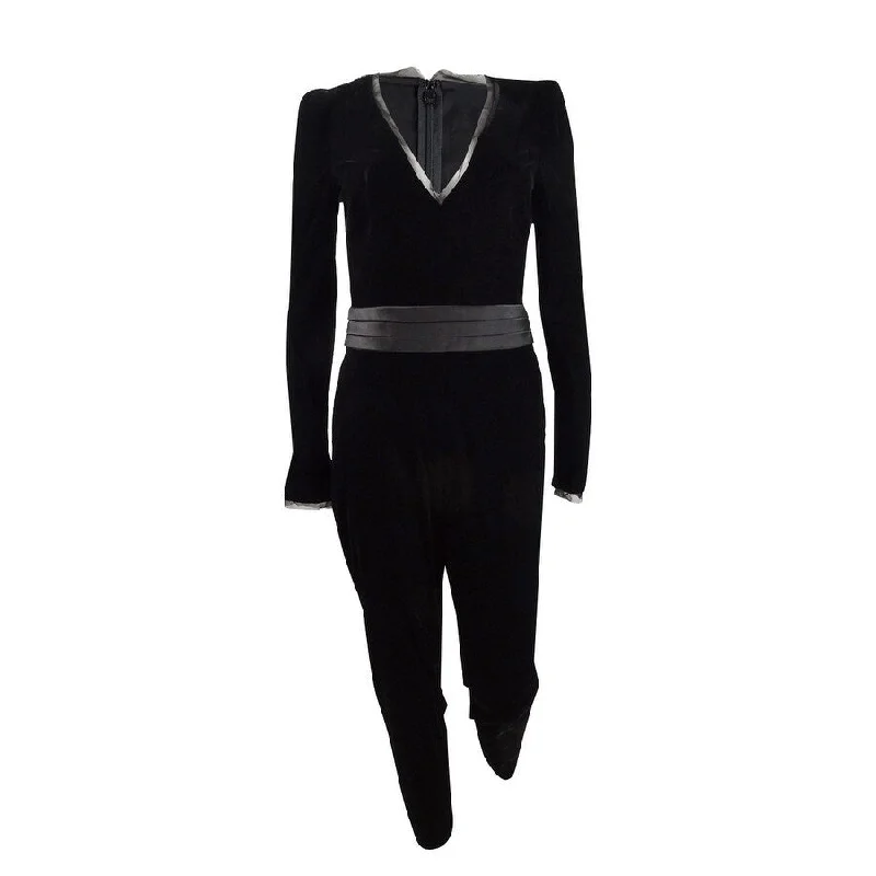 Cozy Dress Rachel Zoe Women's Rafaele Velvet Jumpsuit