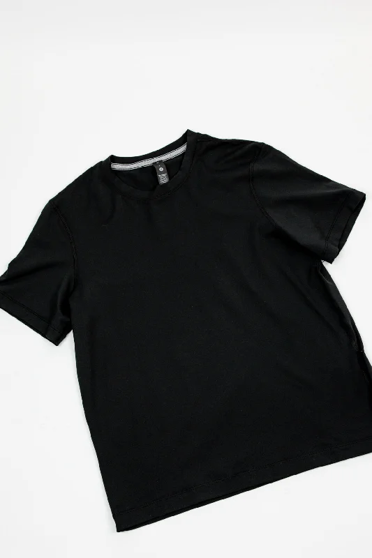 Elegant Comfort Jersey Training Short Sleeve | Black