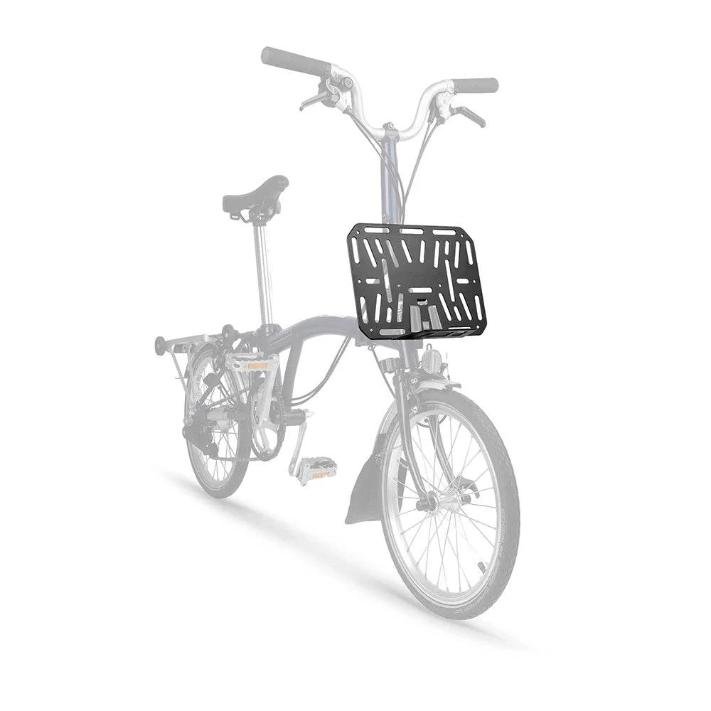 Casual Chic Bike Front Rack Bicycle Bag Base Adapter Integrated Aluminum Alloy Front Bracket for Bike Bag Easy Installation Bicycle Luggage