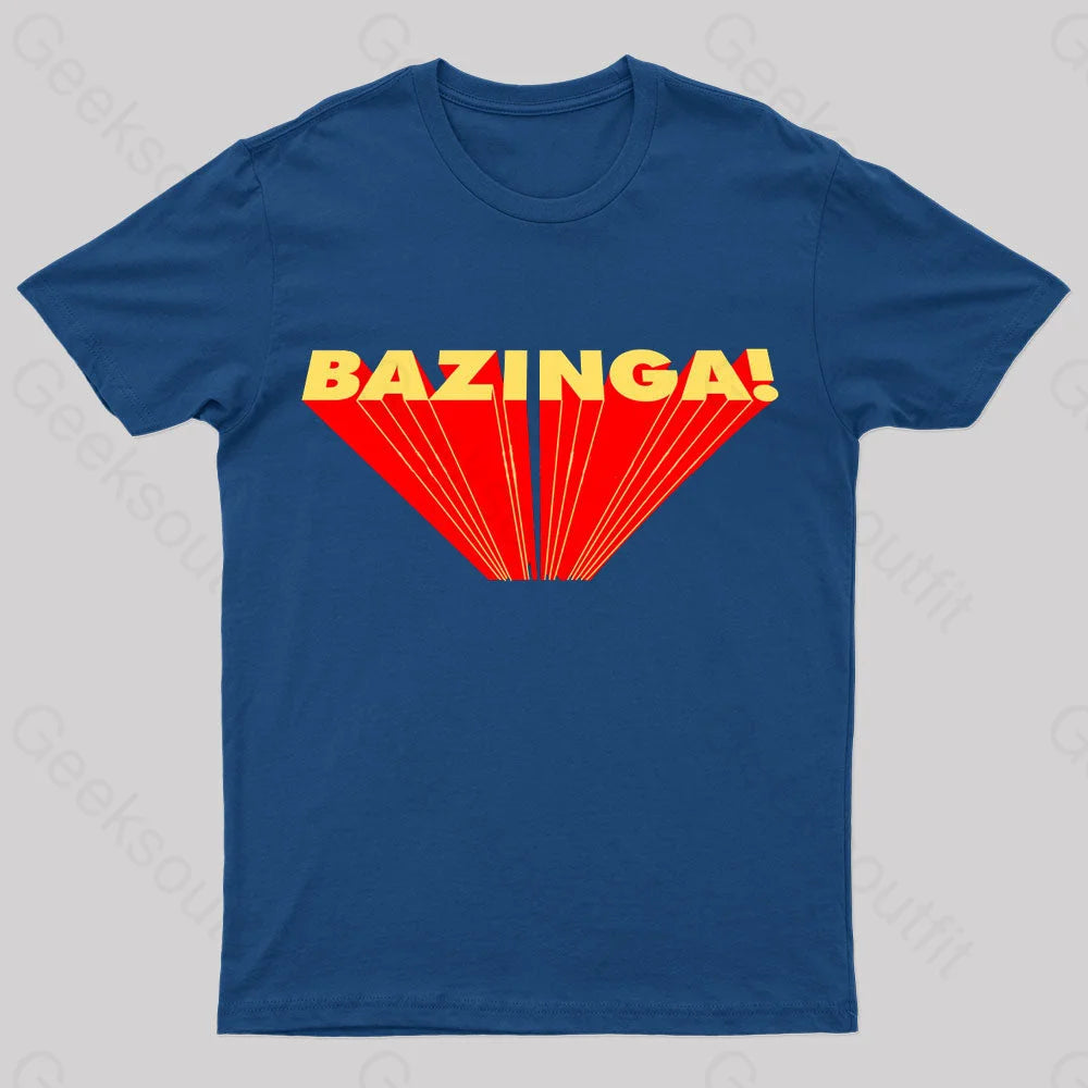 High-end Design The Big Bang Theory Bazinga Geek T-Shirt