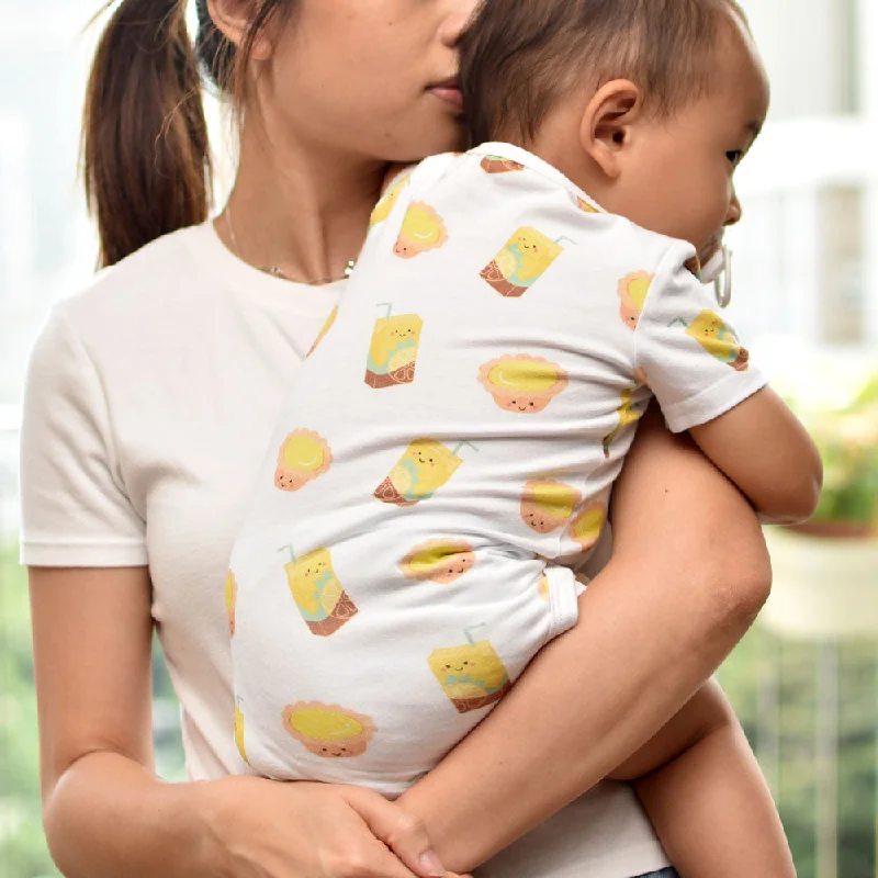 Daily Comfort THE WEE BEAN | Kidswear | Organic Cotton Onesie | Vita Lemon Tea + Egg Tart