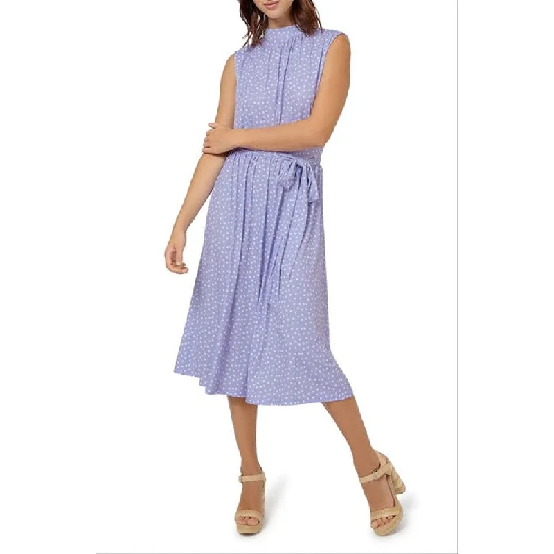 Elegant And Noble Leota Women's Mindy Fit & Flare Halter Dress Purple Size Large