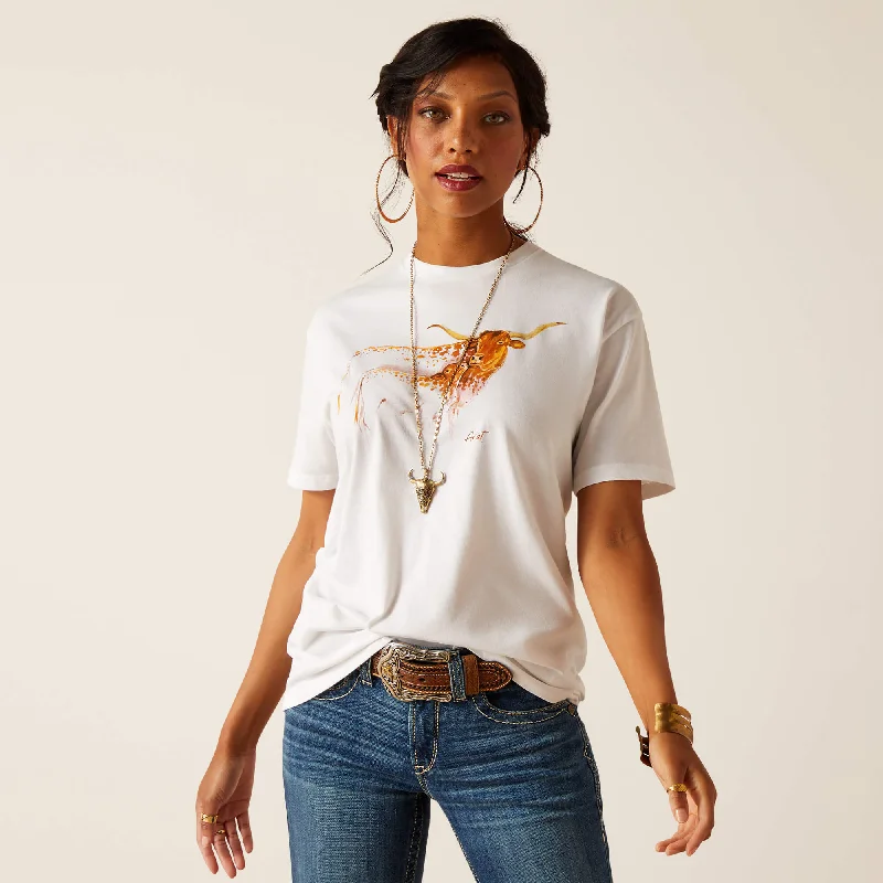 Nightclub Style Women's Ariat Maternal Cow T-Shirt #10051435