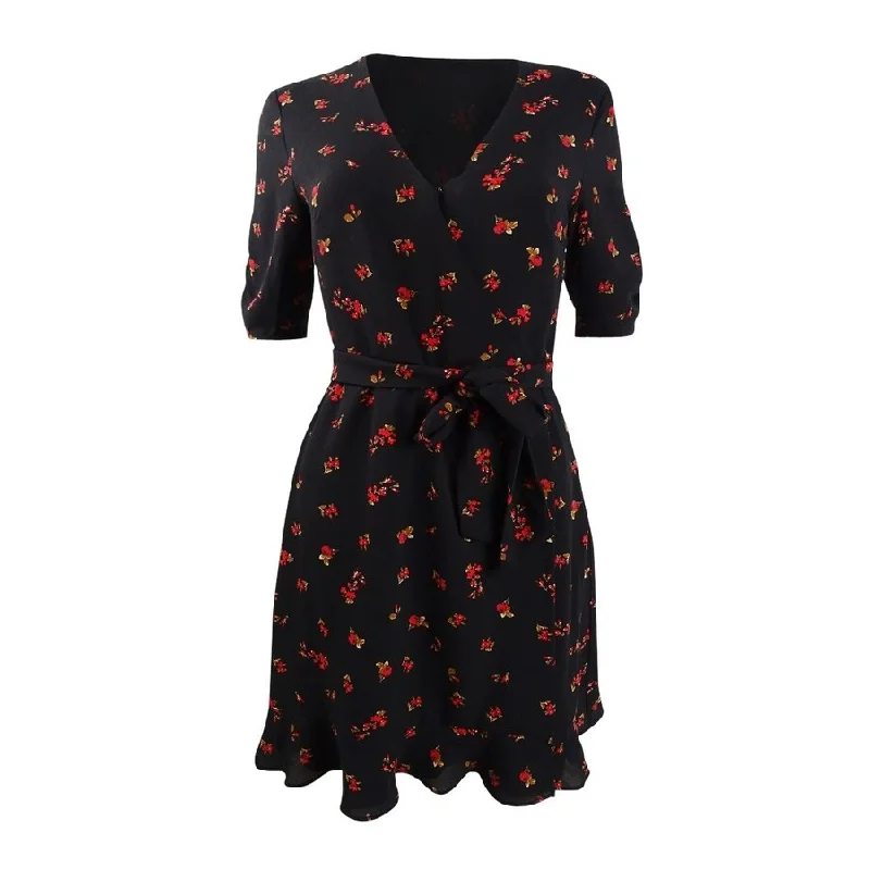 Stylish Comfort 1.State Women's Floral-Print Cinch-Sleeve Dress