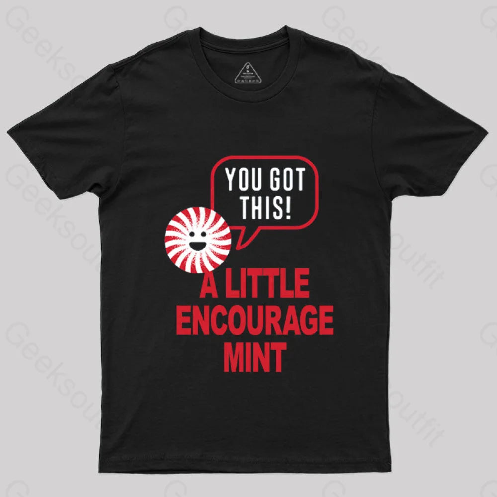 Fashion Concept A Little Encourage Mint T-shirt