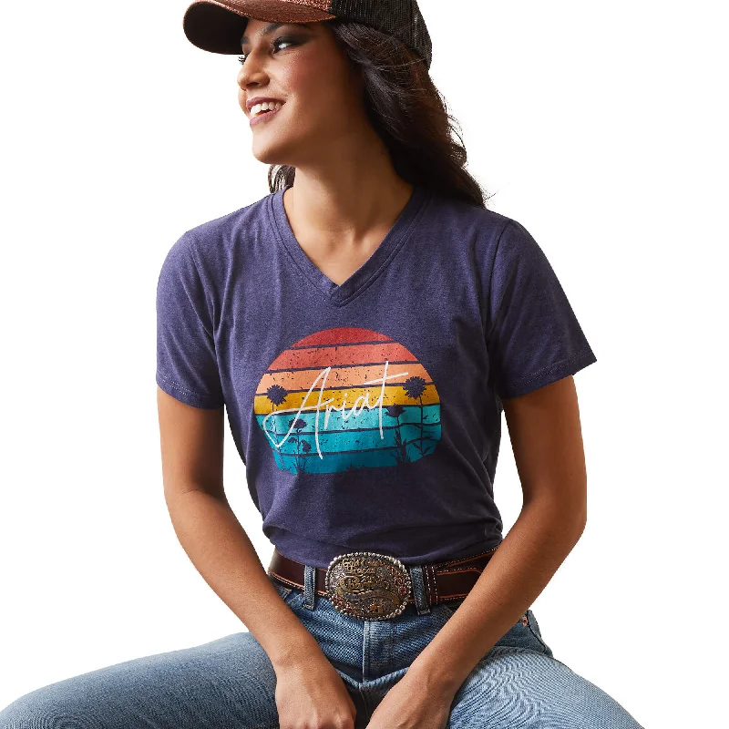 New Products Women's Ariat REAL Horizon T-Shirt #10043418